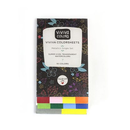 Viviva Colorsheets akvarellfesték - Metallics