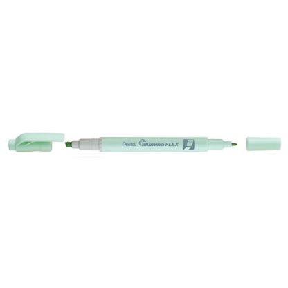 Pentel Illumina Flex kétvégű szövegkiemelő - pasztell zöld