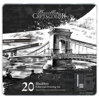 Cretacolor Black Box szénkészlet - Lánchíd