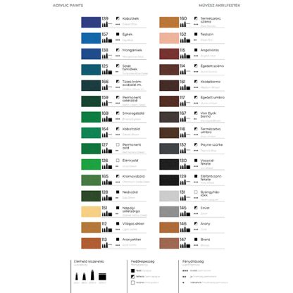 Pannoncolor akrilfesték - 38 ml - Image 3