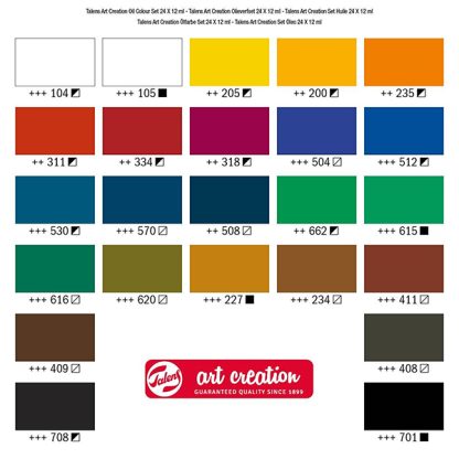 Talens Art Creation olajfesték - 24 x 12 ml