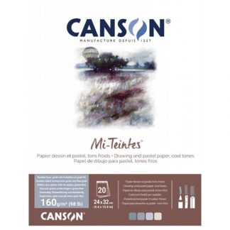 Canson Mi-teintes pasztelltömb - hideg árnyalatok