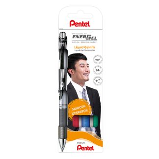 Pentel EnerGel zseléstoll készlet, 4 db - alapszínek