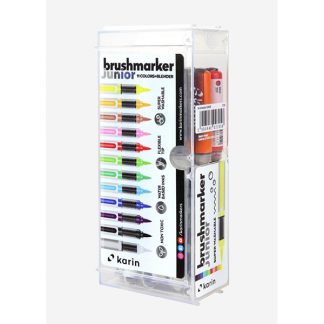 Karin Brushmarker Junior ecsetfilc - 11+1 darabos készlet, alapszínek