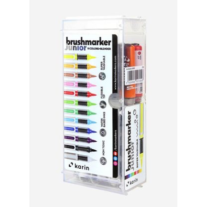 Karin Brushmarker Junior ecsetfilc - 11+1 darabos készlet, alapszínek