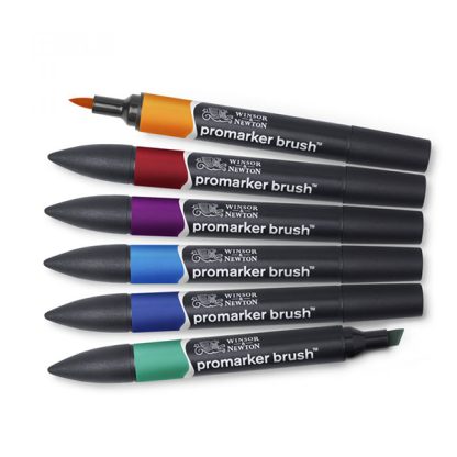 Winsor & Newton Promaker alkoholos ecsetfilc, 6 db - Rich Tones