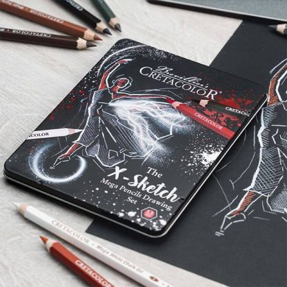 Cretacolor X-Sketch Mega ceruzakészlet, 12 db