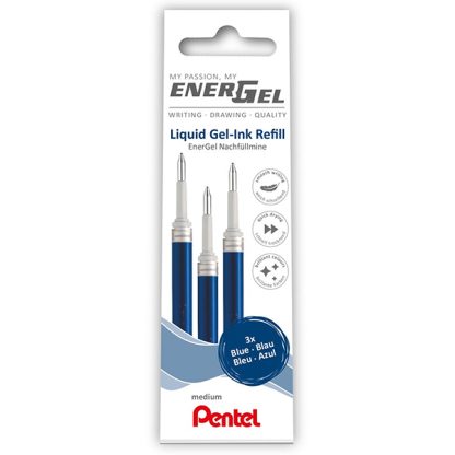 Pentel Energel zseléstoll betét, kék - 3 db