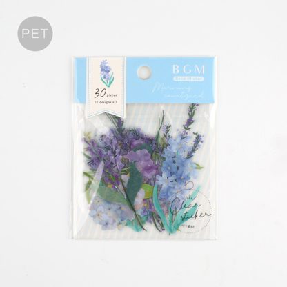 BGM matrica - Morning garden, blue