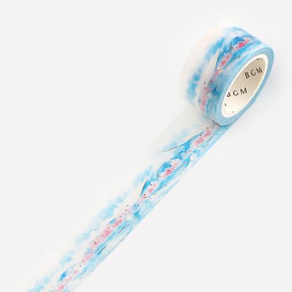 BGM Washi tape, 20 mm x 5 m - Watercolour, Mt. Fuji