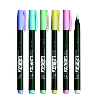Tombow Fudenosuke - pasztell színek