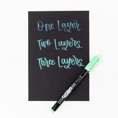 Tombow Fudenosuke - pasztell zöld