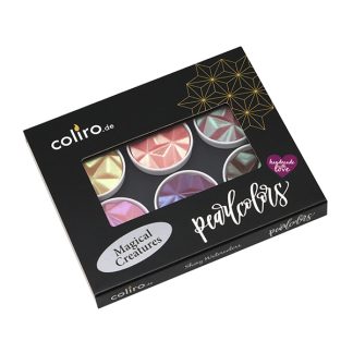 Coliro Pearlcolor akvarellfesték készlet, magical creatures- fémdobozos