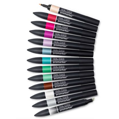Winsor & Newton Promarker alkoholos marker, 12+1 db - Chibi