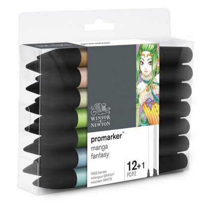 Winsor & Newton Promarker alkoholos marker, 12+1 db - Fantasy