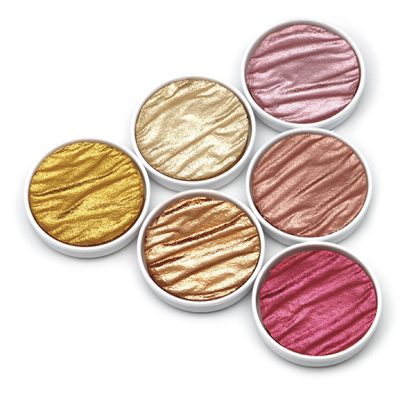 Coliro Pearlcolors akvarellfesték készlet, fémdobozos - Vintage