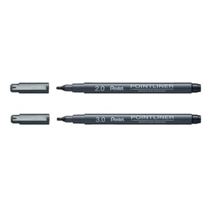 Pentel Pointliner vágott végű marker