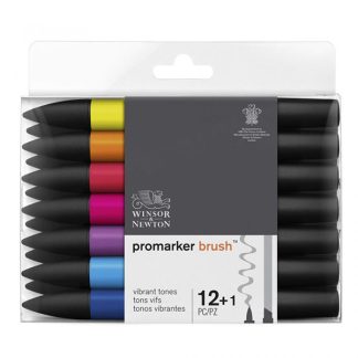 Winsor & Newton Promarker ecsetfilc, 12 db - Élénk