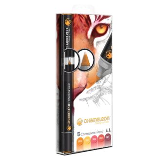 Chameleon Color Tones marker, 5 db - meleg árnyalatok