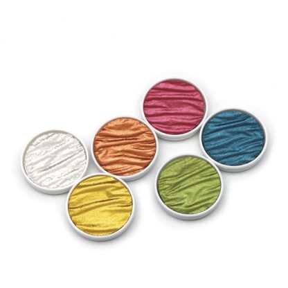 Coliro Pearlcolors akvarellfesték készlet, fémdobozos - Candy
