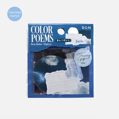 BGM matrica - Color Poems, Tengerészkék