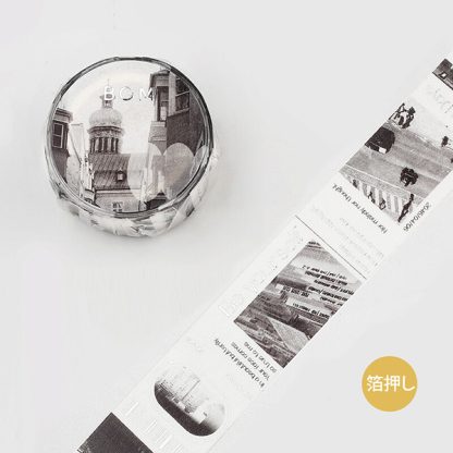 BGM Washi tape - Color City, Grey