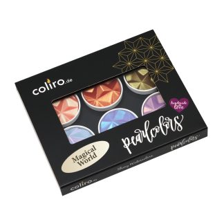Coliro Pearlcolor akvarellfesték készlet, fémdobozos - Magical World