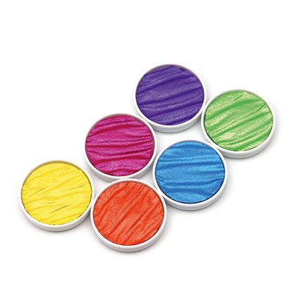Coliro Pearlcolors akvarellfesték készlet, fémdobozos - Vibrant