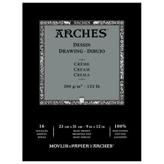Arches rajzpapír tömb, 100% pamut - több méretben