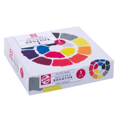 Talens Designer Gouache készlet, 20 ml - 5 db