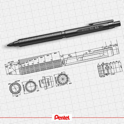 Pentel Orenz Nero mechanikus ceruza, 0.5 mm