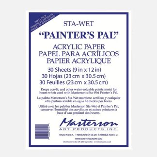 Masterson Sta-Wet Painter's Pal nedves paletta - papír utántöltés, 30 db