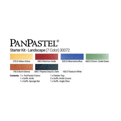 PanPastel művész porpasztell készlet, 7 db - Tájkép